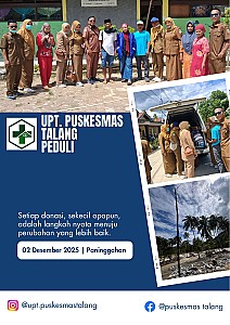 UPT Puskesmas Talang Kabupaten Solok Peduli Bencana - foto 1