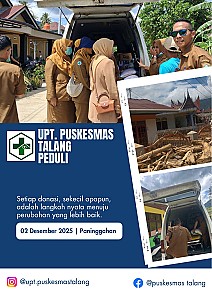 UPT Puskesmas Talang Kabupaten Solok Peduli Bencana - foto 3